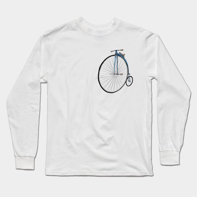 Penny Farthing Long Sleeve T-Shirt by Coppack